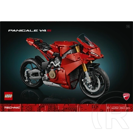 LEGO® Technic Ducati Panigale V4 S motorkerékpár modellépítőszett 42202