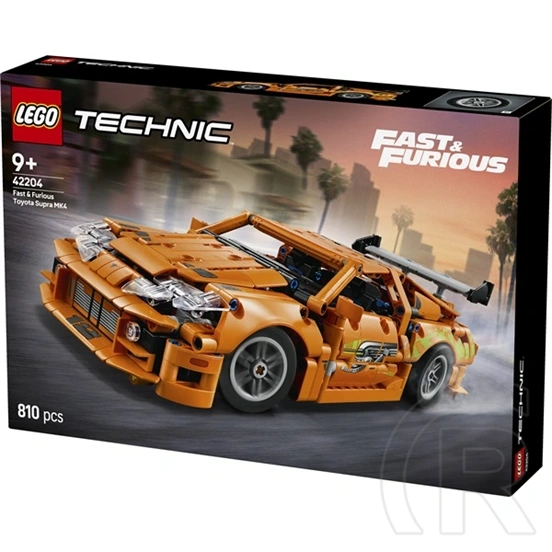 LEGO® Technic Fast and Furious Toyota Supra MK4, játékautós modellkészlet 42204