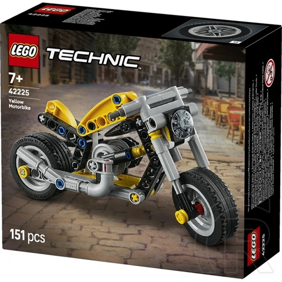 LEGO® Technic Sárga motorkerékpár játéképítő-készlet 42225