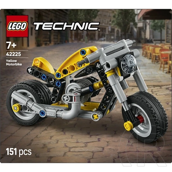 LEGO® Technic Sárga motorkerékpár játéképítő-készlet 42225