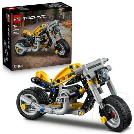 LEGO® Technic Sárga motorkerékpár játéképítő-készlet 42225
