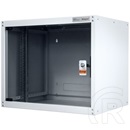 LEGRAND 19" 7U fali rack szekrény (405 mm, 600x450 mm, üvegajtós, szürke, max. 65 kg)