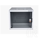 LEGRAND rack szekrény 19" 16U (600x600x805 mm, üvegajtós, készre szerelt, szürke, max 65 kg, leszerelhető hátsó panel, c