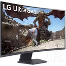 LG UltraGear 32GS60QC-B ívelt QHD, 180Hz FreeSync monitor