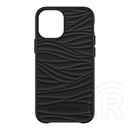 LIFEProOF WAKE műanyag védő ( Apple iPhone 12 mini szilikon belső, ütésálló, környezet barát, hullám minta) fekete