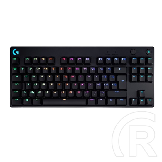 LOGITECH Billentyűzet - G Pro Lightspeed RGB Mechanikus Gaming Vezetékes TKL HUN, Fekete (Gravírozott)
