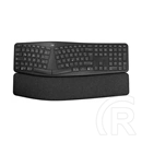 LOGITECH K860 ergonomikus vezeték nélküli billentyűzet (grafitszürke, Logi Bolt/Bluetooth, HU, gravírozott)