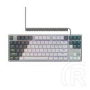 LORGAR Azar 514TKL mechanikus gamer billentyűzet (Dream Switches, USB, US, fehér)