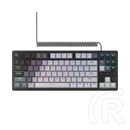 LORGAR Azar 514TKL mechanikus gamer billentyűzet (Dream Switches, USB, US, fehér)