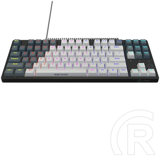 LORGAR Azar 514TKL mechanikus gamer billentyűzet (Dream Switches, USB, US, fehér)
