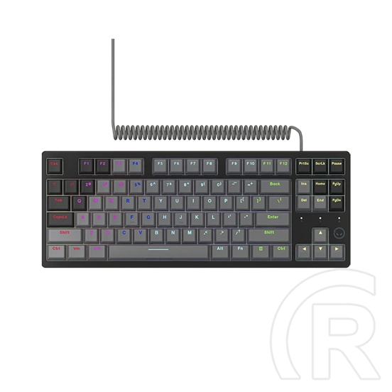 LORGAR Azar 514TKL mechanikus gamer billentyűzet (Dream Switches, USB, US, fekete)
