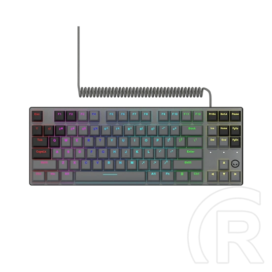 LORGAR Azar 514TKL mechanikus gamer billentyűzet (Dream Switches, USB, US, fekete)