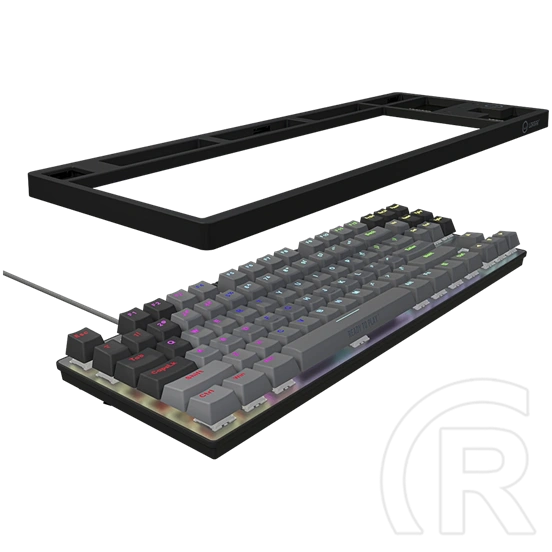 LORGAR Azar 514TKL mechanikus gamer billentyűzet (Dream Switches, USB, US, fekete)