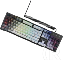 LORGAR Azar 514 mechanikus gamer billentyűzet (Dream Switches, USB, US, fehér)