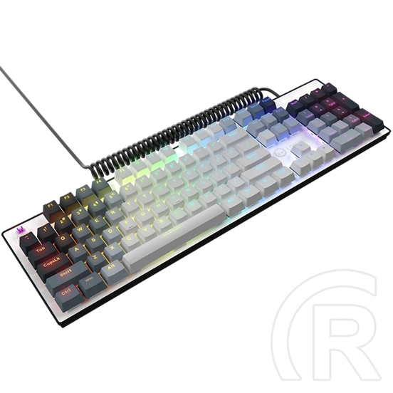 LORGAR Azar 514 mechanikus gamer billentyűzet (Dream Switches, USB, US, fehér)