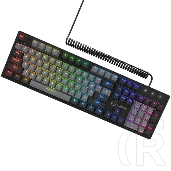 LORGAR Azar 514 mechanikus gamer billentyűzet (Dream Switches, USB, Us, fekete)