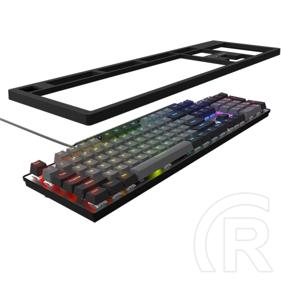 LORGAR Azar 514 mechanikus gamer billentyűzet (Dream Switches, USB, Us, fekete)