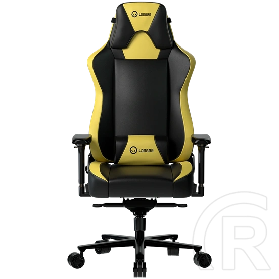 LORGAR Base 311 PU eco-bőr Gaming szék (fekete/sárga)