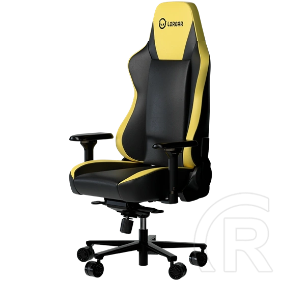 LORGAR Base 311 PU eco-bőr Gaming szék (fekete/sárga)