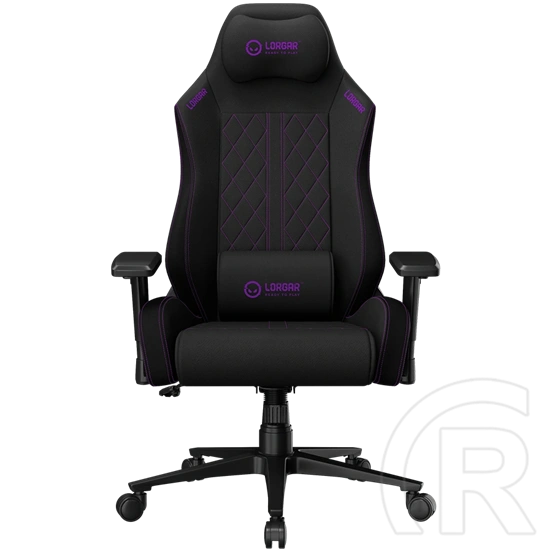 LORGAR CHA41 Fabric Advanced Gaming szék (fekete/lila)
