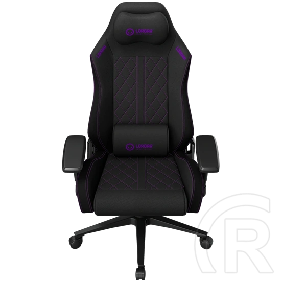 LORGAR CHA41 Fabric Advanced Gaming szék (fekete/lila)