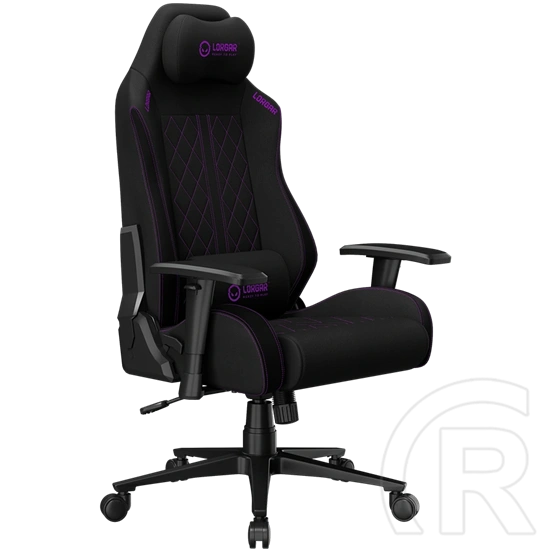 LORGAR CHA41 Fabric Advanced Gaming szék (fekete/lila)
