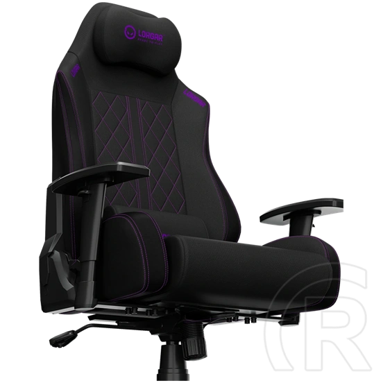 LORGAR CHA41 Fabric Advanced Gaming szék (fekete/lila)