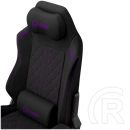 LORGAR CHA41 Fabric Advanced Gaming szék (fekete/lila)