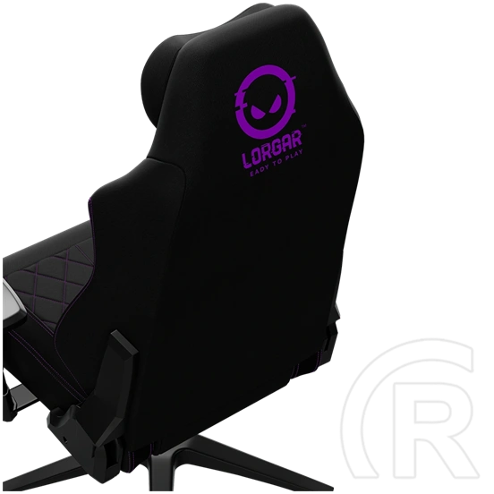 LORGAR CHA41 Fabric Advanced Gaming szék (fekete/lila)