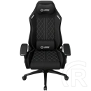 LORGAR CHA41 szövet Gaming szék (fekete/fehér)