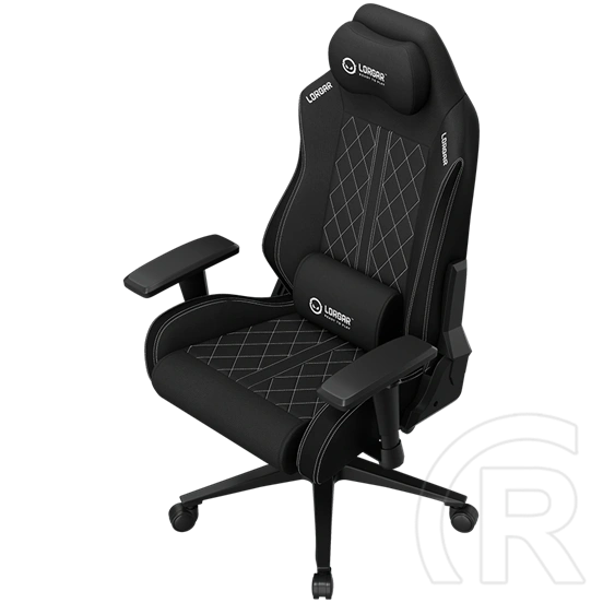 LORGAR CHA41 szövet Gaming szék (fekete/fehér)