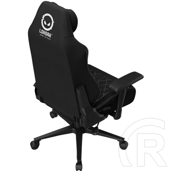 LORGAR CHA41 szövet Gaming szék (fekete/fehér)