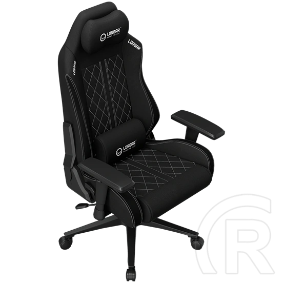 LORGAR CHA41 szövet Gaming szék (fekete/fehér)
