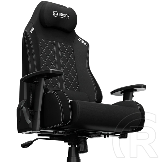 LORGAR CHA41 szövet Gaming szék (fekete/fehér)