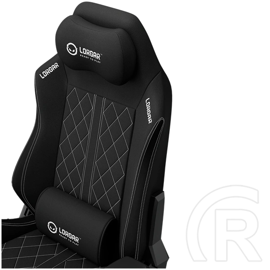 LORGAR CHA41 szövet Gaming szék (fekete/fehér)