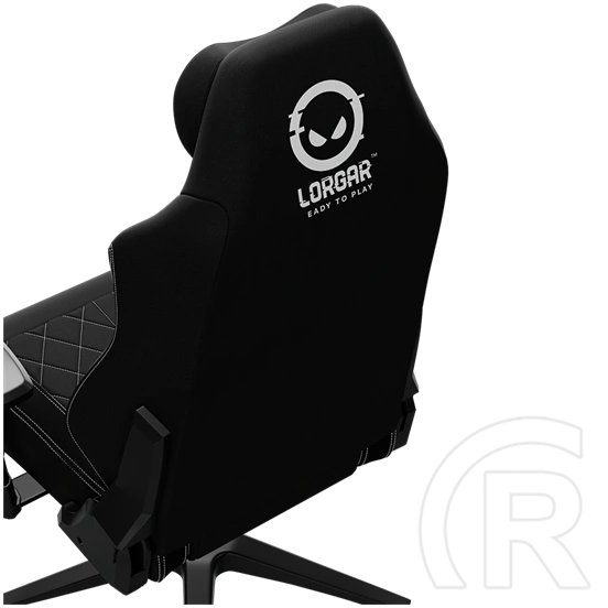 LORGAR CHA41 szövet Gaming szék (fekete/fehér)