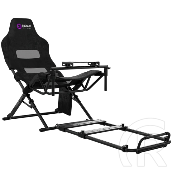 LORGAR FLEX RAF1 Szimulátor cockpit (összecsukható, fekete)