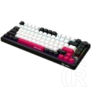 LORGAR KBP7075W vezeték nélküli 75%-os mechanikus gamer billentyűzet (Toxic Purple, USB/Bluetooth, US, fekete/piros)