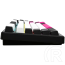LORGAR KBP7075W vezeték nélküli 75%-os mechanikus gamer billentyűzet (Toxic Purple, USB/Bluetooth, US, fekete/piros)