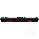 LORGAR KBP7075W vezeték nélküli 75%-os mechanikus gamer billentyűzet (Toxic Purple, USB/Bluetooth, US, fekete/piros)