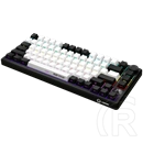 LORGAR KBP7075W vezeték nélküli 75%-os mechanikus gamer billentyűzet (Toxic Purple, USB/Bluetooth, US, fekete/piros)