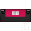 LORGAR KBP7075W vezeték nélküli 75%-os mechanikus gamer billentyűzet (Toxic Purple, USB/Bluetooth, US, fekete/piros)