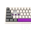 LORGAR KBP70MW vezeték nélküli 65%-os mechanikus gamer billentyűzet (Toxic Purple, USB/Bluetooth, US, bézs)
