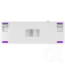 LORGAR KBP70MW vezeték nélküli 65%-os mechanikus gamer billentyűzet (Toxic Purple, USB/Bluetooth, US, fehér)