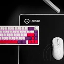 LORGAR KBP70MW vezeték nélküli 65%-os mechanikus gamer billentyűzet (Toxic Purple, USB/Bluetooth, US, fehér)