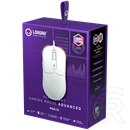 LORGAR MSA10 optikai egér (USB, fehér)