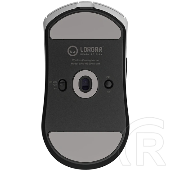 LORGAR MSE90W cordless optikai egér (USB/Bluetooth, fehér)