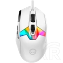 LORGAR MSP80 PRO optikai egér (USB, fehér)