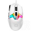 LORGAR MSP80 PRO optikai egér (USB, fehér)