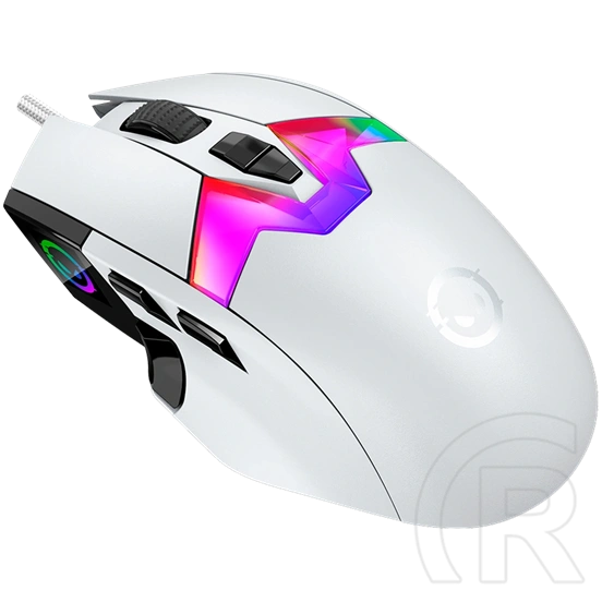 LORGAR MSP80 PRO optikai egér (USB, fehér)